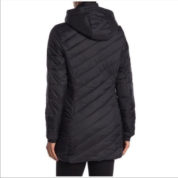 Spyder XL black long puffer coat - Picture 2 of 4